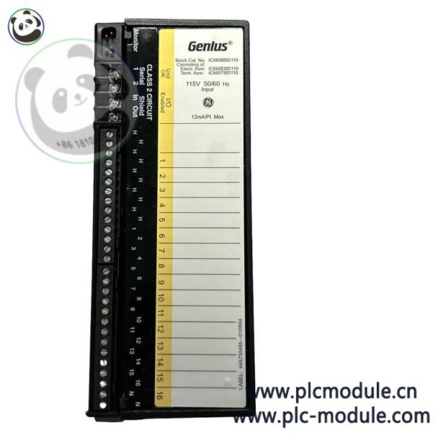 GE IC660BBD110 High-Speed Counter Block