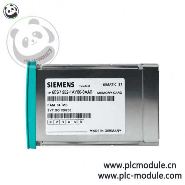 SIEMENS 6ES7952-0KH00-0AA0 RAM Memory Card for S7-400 Series